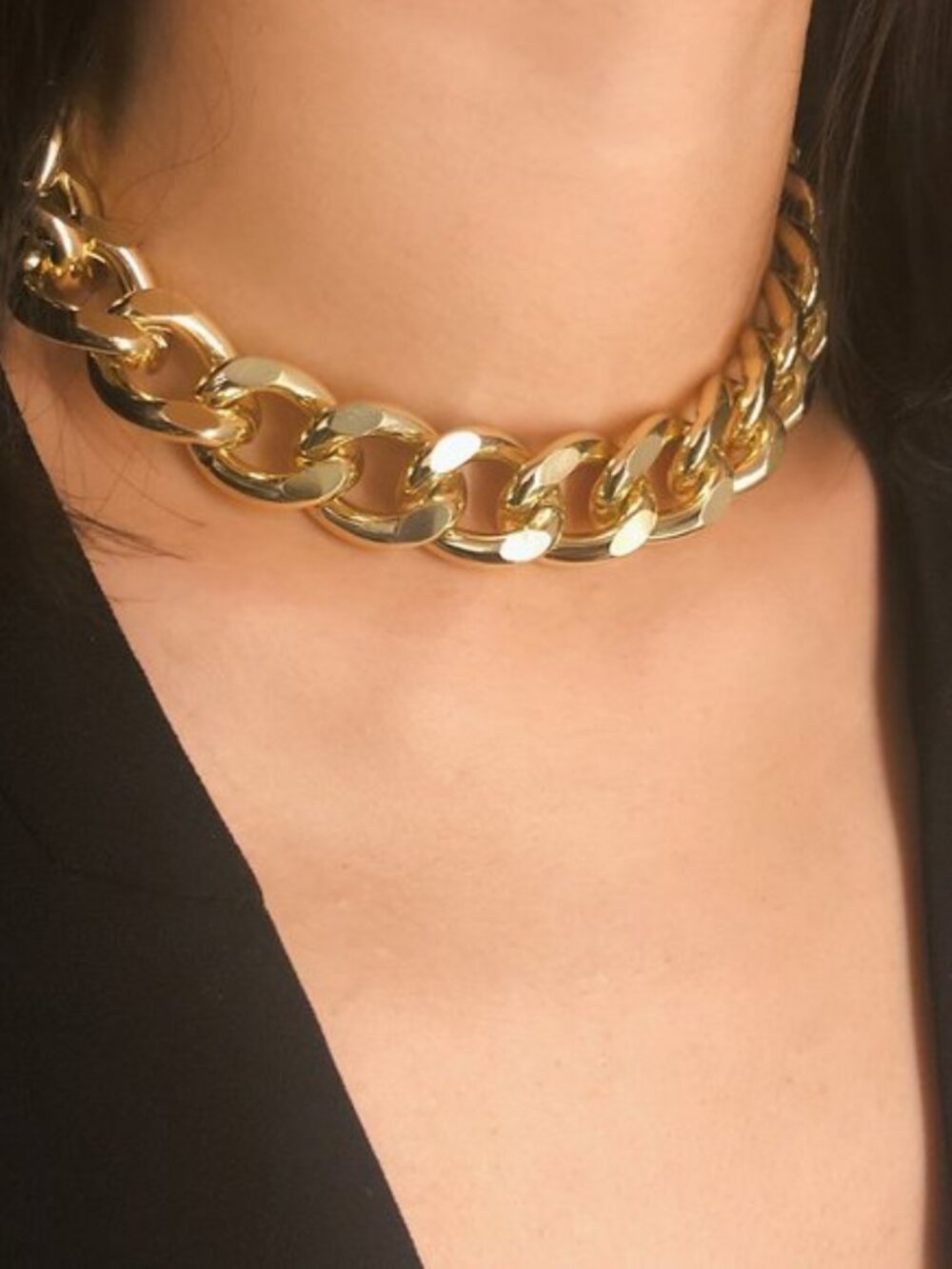 NEW Gold Unisex Cuban Link Chain Necklace 1